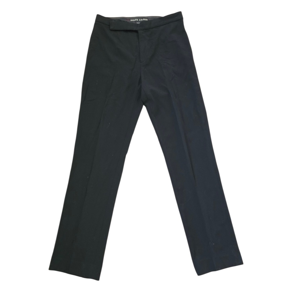 Ralph Lauren Black Label Wool Old Money Lightweight Straight Classic Pants sz 4